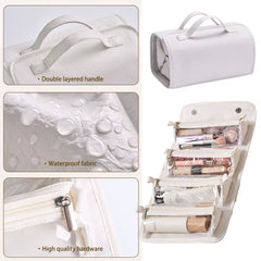 4 in 1 Portable Makeup Bag Travel Makeup Bag with 4 Removable Compartments for Outdoor/Travel Organizer Makeup Bag