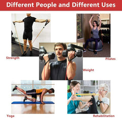 11PCS Set Resistance Bands Workout Kit