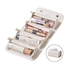 4 in 1 Portable Makeup Bag Travel Makeup Bag with 4 Removable Compartments for Outdoor/Travel Organizer Makeup Bag