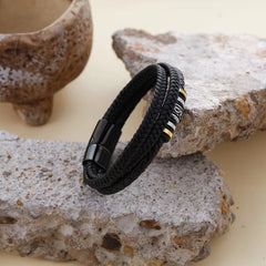 Braided Leather Bracelet 