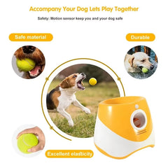 Dog Tennis Ball Launcher Dogs Chase Automatic Toys Automatic Fun Interactive Machine Fun Interactive Catapult Throw Rechargable