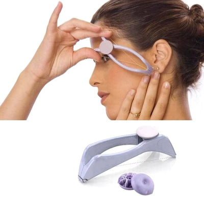 Women Hair Removal Epilator Mini Facial Hair Remover Threading Face Defeatherer for Cheeks Eyebrow DIY Makeup Beauty Tool