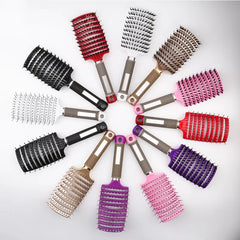 Detangling Hair Brush Hair Comb Hair Brush Bristle & Nylon Women Wet Massage Comb Curly Hairdressing Salon Styling Tools