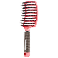 Detangling Hair Brush Hair Comb Hair Brush Bristle & Nylon Women Wet Massage Comb Curly Hairdressing Salon Styling Tools