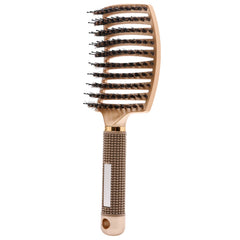 Detangling Hair Brush Hair Comb Hair Brush Bristle & Nylon Women Wet Massage Comb Curly Hairdressing Salon Styling Tools