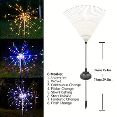 Garden Solar Lights Fireworks (1Pc)