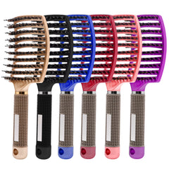 Detangling Hair Brush Hair Comb Hair Brush Bristle & Nylon Women Wet Massage Comb Curly Hairdressing Salon Styling Tools